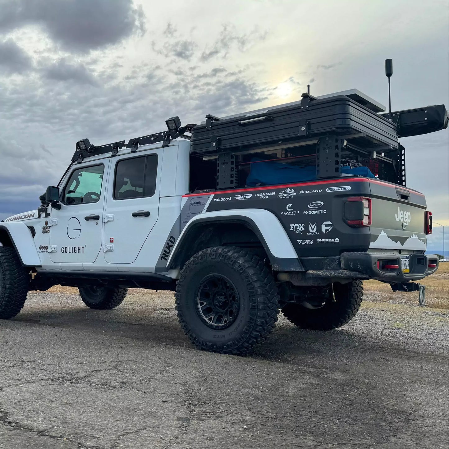 TRUKD  T Series Overlander Bed Rack Configuration